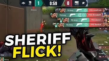 TS Invy 4K SHERIFF + FLICKS Against PRX | VALORANT