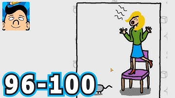Just Draw level 96 - 100 Android Gameplay Walkthrough| Drawing Puzzle