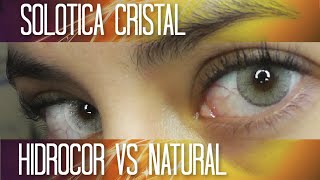 Solotica Cristal Hidrocor vs Natural Colors 2020 (CLOSE UP)