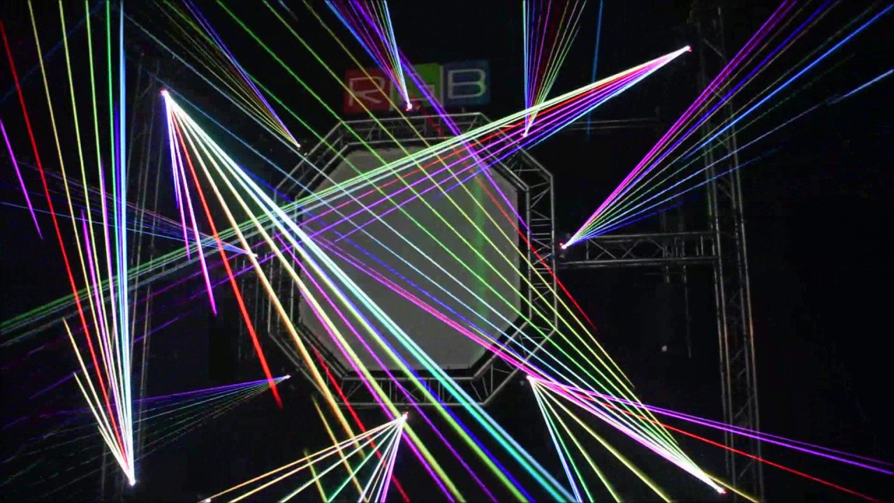 Prolight & Sound 2017 - RGB Lasershow in Blackbox - YouTube