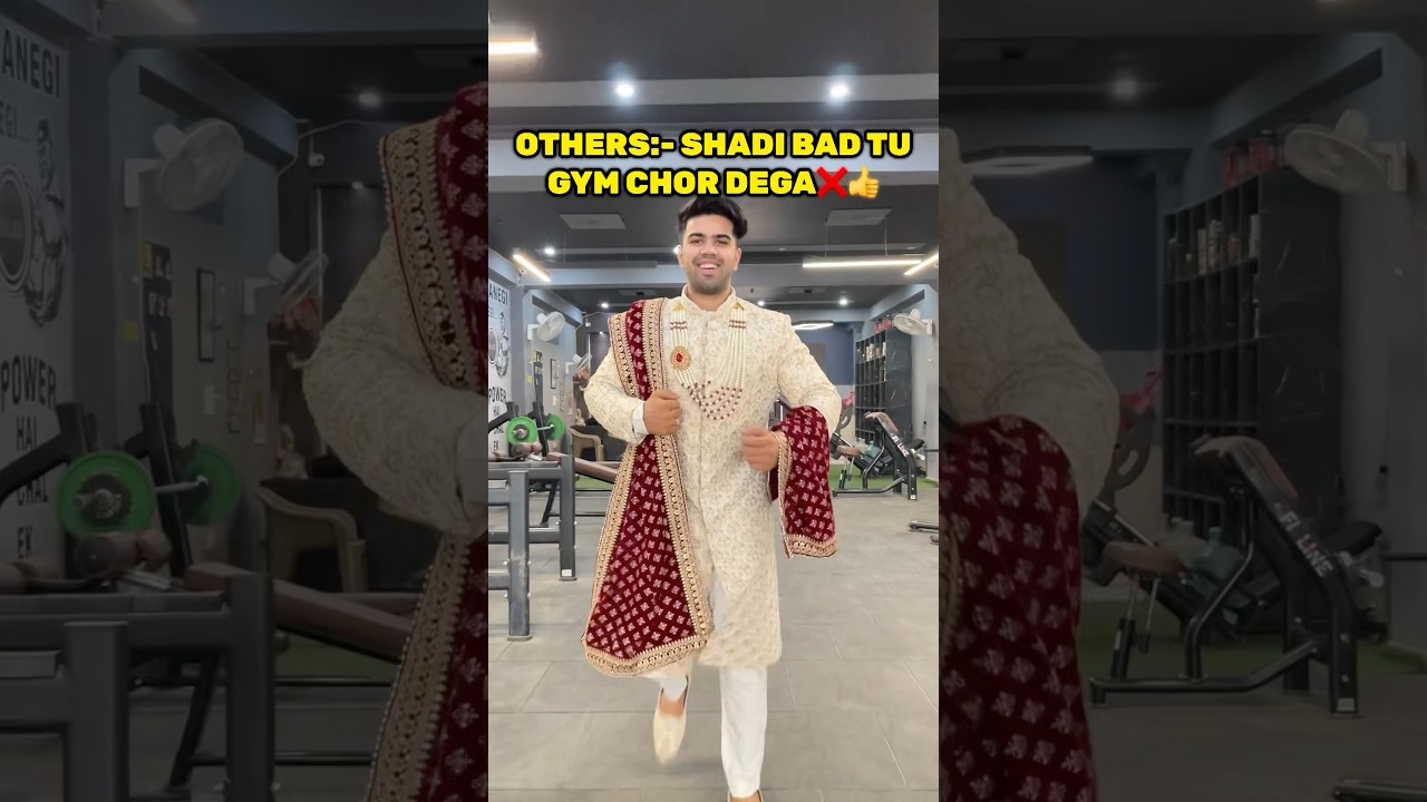BARAAT RUKEGI GYM NAHI❌😂GYM LOVER❤️ 