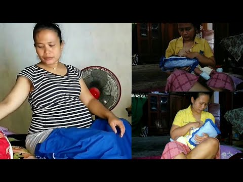 🔴IBU MENYUSUI BAYI SAMBIL MASAK