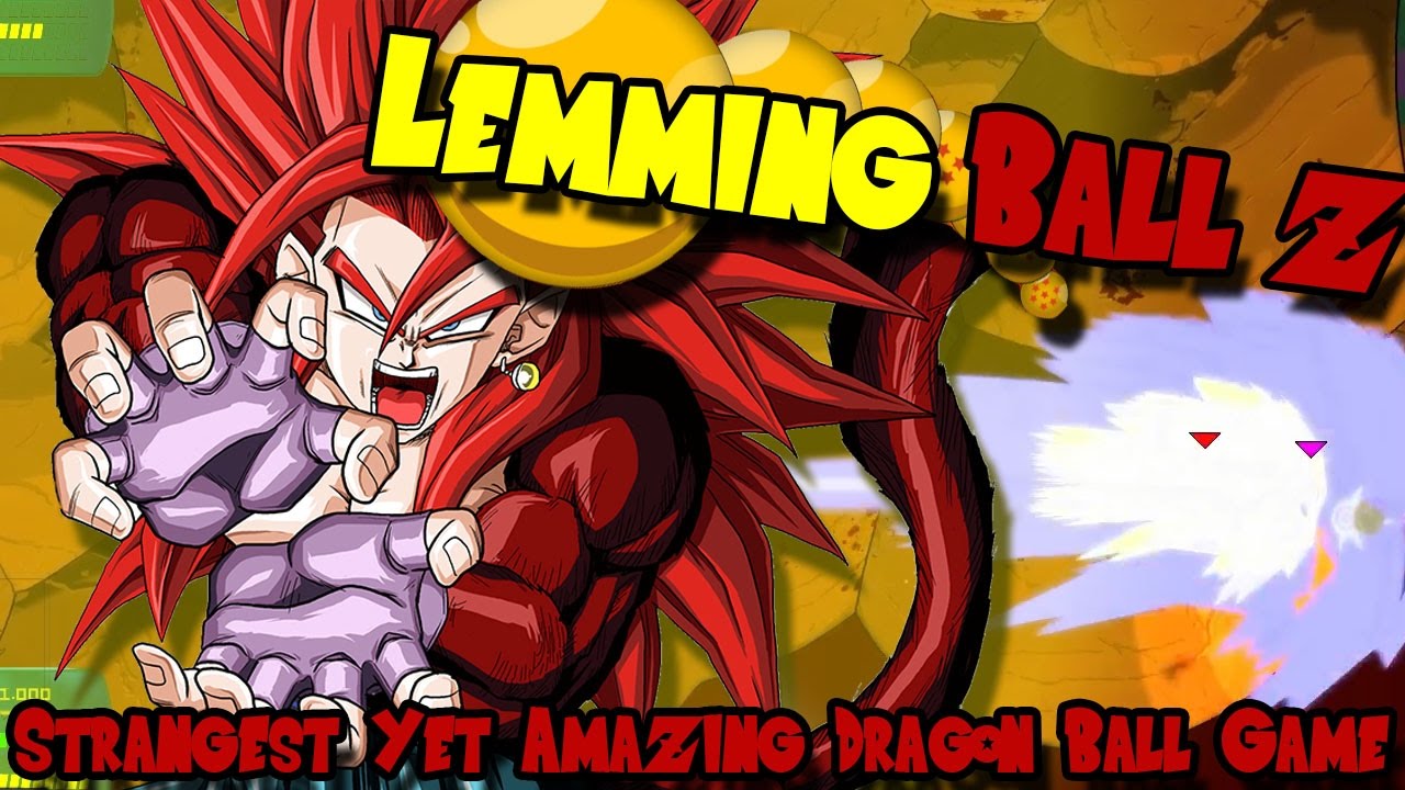 Strange but Amazing DBZ Game!  LemmingBall Z - Episode 1 