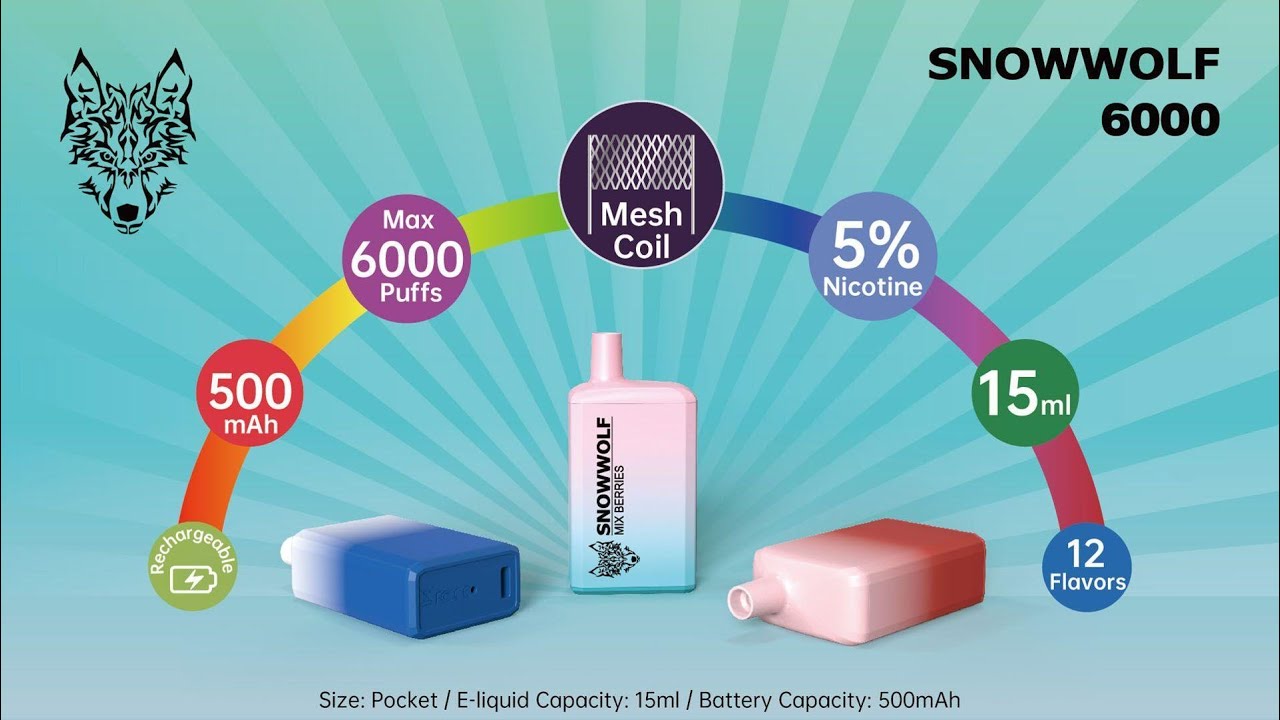 SnowWolf Max 6000 Disposable | BestVapeGears