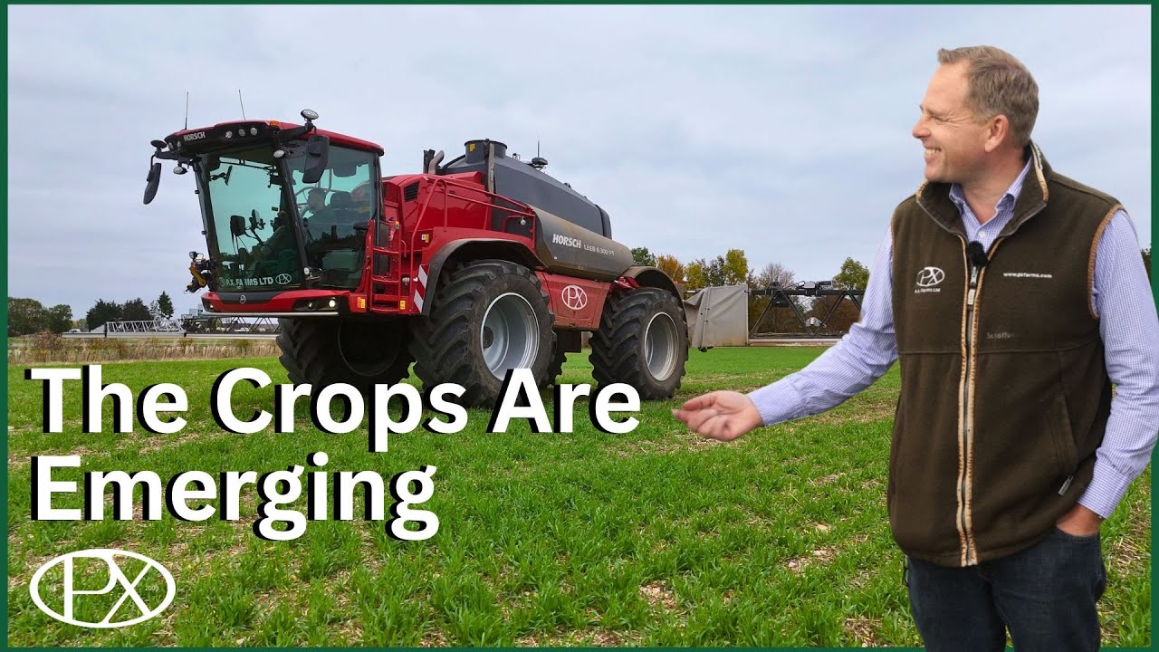 Crops Emerge! RGT Hexton Progress & How Our New Sprayers Are Changing Everything