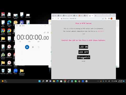 STOPWATCH PICO W HTTP SERVER