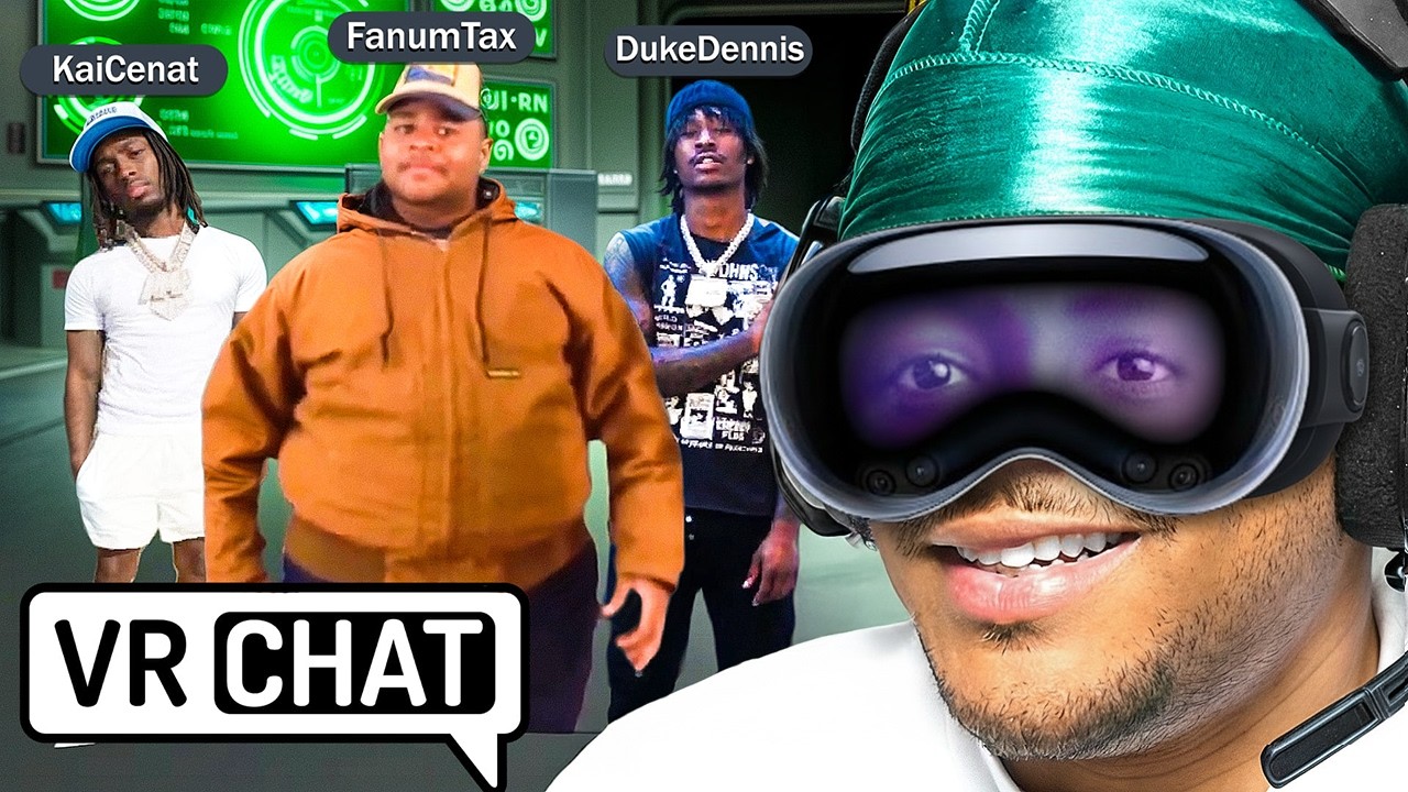 Fanum plays VR CHAT for the first time in 5 years!