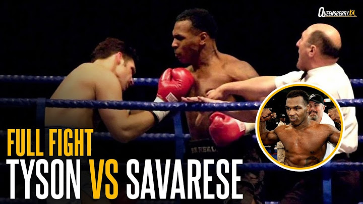 BIZARRE! Mike Tyson Keeps FIGHTING after KNOCKING OUT Lou Savarese 🤯 FULL FIGHT