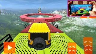 Taxi Jeep Car Stunt 2: ramp car stunt Racing with Handcam screenshot 5