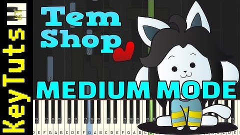 Learn to Play Tem Shop from Undertale - Medium Mode