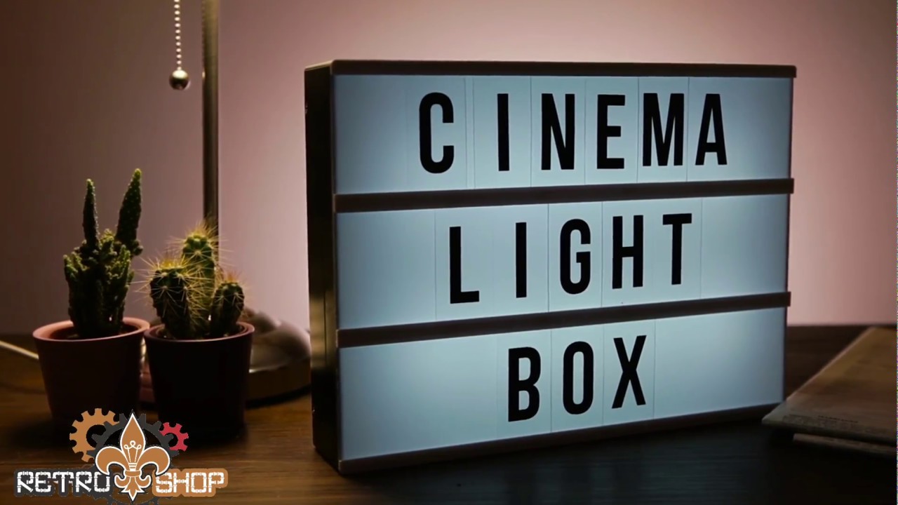 Cinematic Light Box from RetroShop-SA