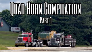 Truckspotting - Quad Airhorn Compilation/Part 1