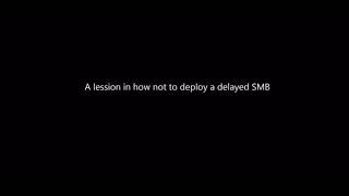 How not to deploy a surface marker buoy (DSMB)