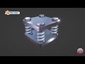BASEPLATE WITH SPRING BOLT 3D MODELLING & EEVEE RENDERING || BLENDER 2.9