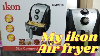 AIR FRYER ! UNBOXING IKON AIR FRYER ! MY FIRST TIME EXPRINECE IS ! HOW TO USE AIR FRYER.