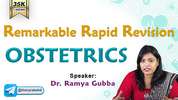 Obstetrics Rapid Revision: Remarkable Rapid Revision series FMGE Jan 2023 #fmgejan2023