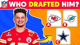Which NFL Team Drafted These Players? 📋🏈 | Draft Day Quiz | Sports Quiz USA