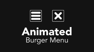 CSS Effects - Animated Burger Menu