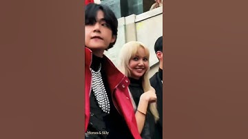 Tae & lisa in Paris #shorts#bts #trending #youtubeshorts #shortsvideo #taelice #v #btsarmy #btsedits