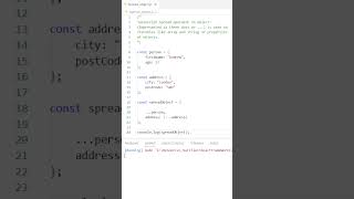 JavaScript Spread operator on object