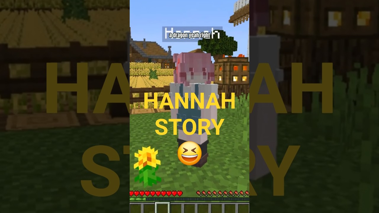 Hannah adventure in MINECRAFT! 😆 