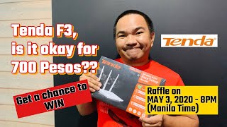 Tenda F3 Wifi Router, is it worth your 700 Pesos? | JK Chavez