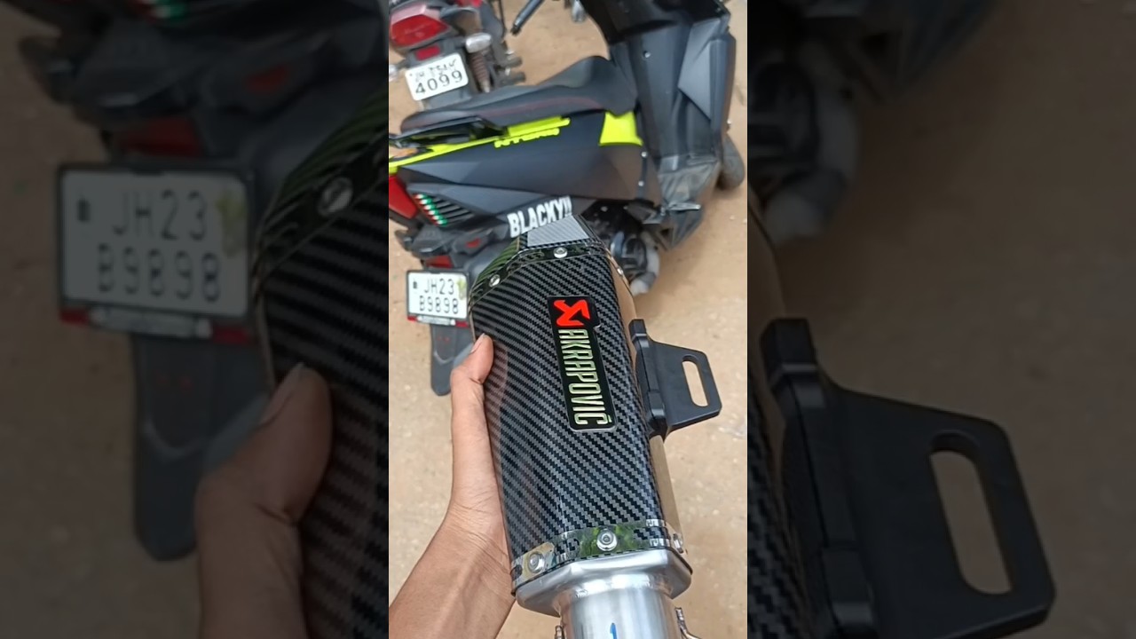 NTORQ 125 Akrapovic Exhaust 
