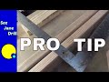 Use the Hidden Tool in a Framing Square Use the Hidden Tool in a Framing Square