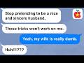 【Apple】Wife pretends to be cute and clumsy to trick me. But what if I already know about her affair