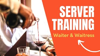 Server Training I New Waitress\/Waiter Training Program!