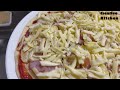 Chicken Fajita Pizza | Halal homemade pizza in Japan | Bangladeshi in Japan