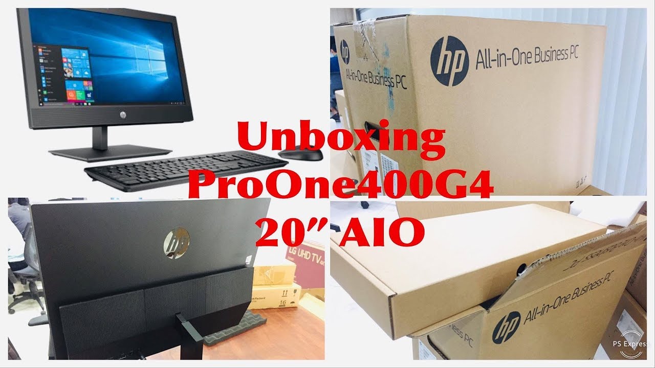 HP ProOne 400 G4 20” AIO PC Silent Review Unboxing 2019 YouTube