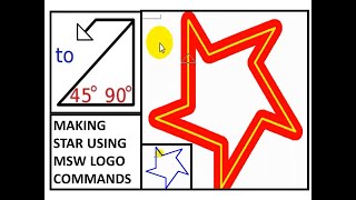 Famous MSW logo tutorial/MSW Logo Ninja Star commands/Repeat command/Logo commands for class 3 & 4 Net Worth
