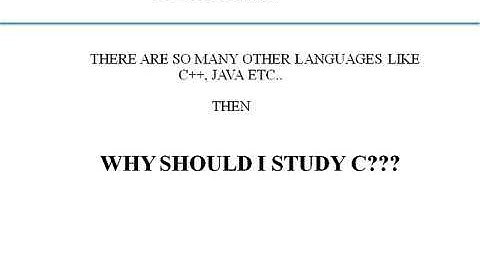 01   Introduction to C Programming Language, History   Beginners Video Tutorial