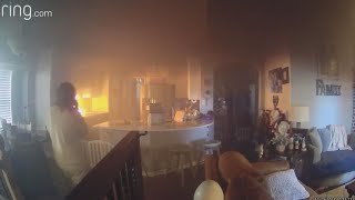 Dog accidently starts house on fire during the holidays