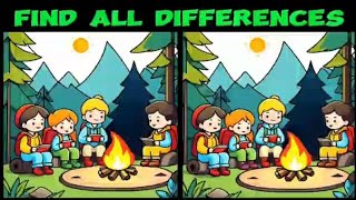 Find 3 Differences🔍Attention Test⌛Round #1