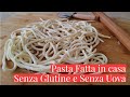 PASTA FRESCA FATTA IN CASA SENZA GLUTINE E SENZA UOVA - Ricetta Facile - I Pici Toscani