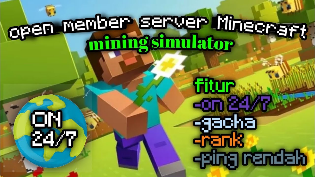 mining‼️‼️open member server mining simulator - YouTube
