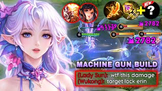 TOP 1 ERIN HYBRID MACHINE GUN BUILD AGAINST BURST DAMAGE ENEMIES IN FARM LANE! | HONOR OF KINGS