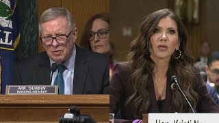 Homeland Security Secretary Kristi Noem questioned after Minnesota shooting by federal agents