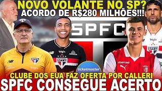 AGORA VAI!!! SPFC AVANÇA POR REFORÇO! SOBRE GABRIEL MOSCARDO | CALLERI DE SAÍDA? | R$280 MILHÕES E+