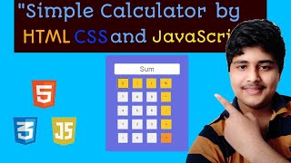 Project #2 : Simple Calculator by HTML CSS and JavaScript in hindi.