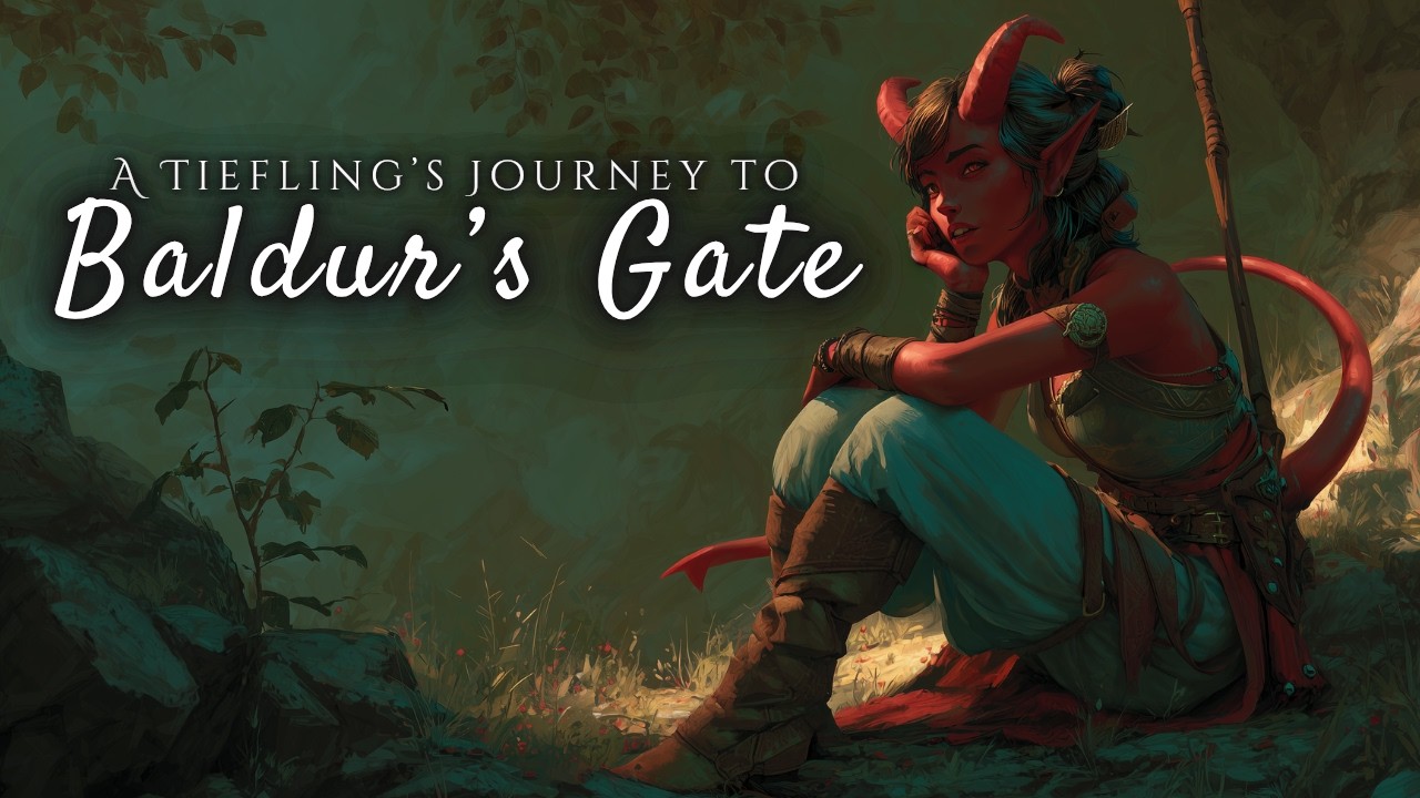 A Tiefling's Journey To Baldur’s Gate – Peaceful Epic Fantasy Music & Magical Atmosphere