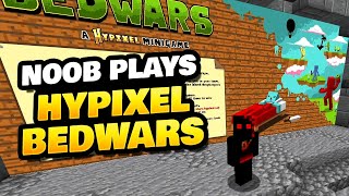 Noob vs. Pros - Hypixel BedWars 2nd Time Playing