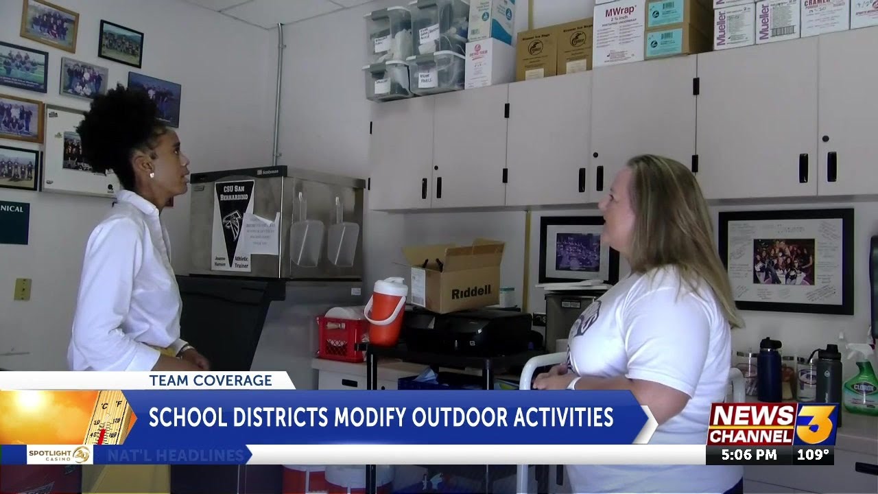 School districts in the valley make modifications to outdoor activities