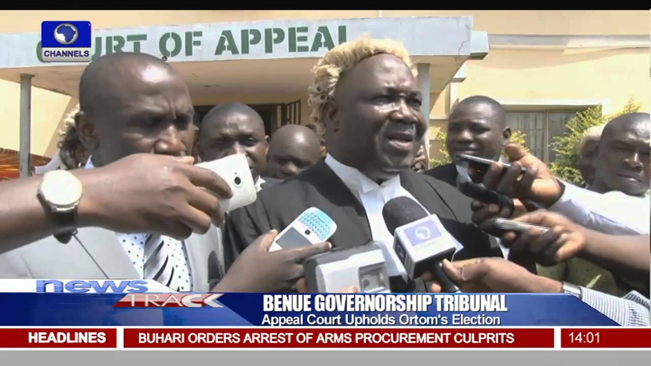 Benue Governorship Election: Appeal Court Upholds Ortom's Election -- 18/11/15