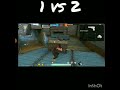 free fire tik tok 👽1 vs 2 video oplol 4 😈1k like 2023                          Vi👿