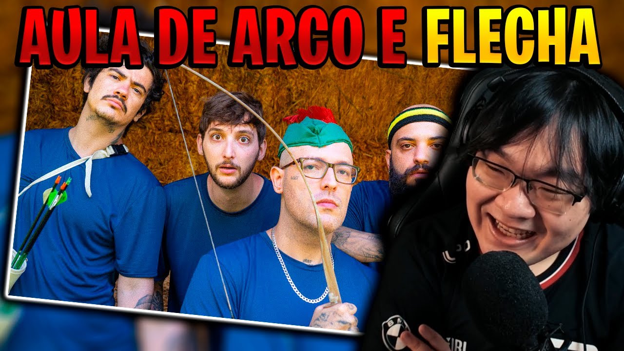 FIZEMOS UMA AULA DE ARCO E FLECHA ft. Caue Moura (Balela) | Tiba REACT