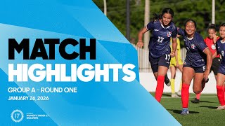 Group A Highlights, January 26 | 2026 Concacaf Women’s Under-17 Qualifiers