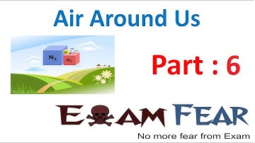 Chemistry Air Around Us Part 6 (Oxygen) Class 6 VI